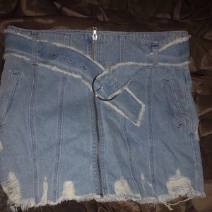 Denim skirt